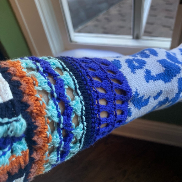 Free People Women Mock Neck Switch It Up Thermal Sweater, Ivory Medium - Picture 15 of 15